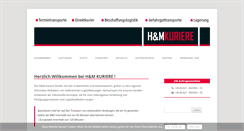 Desktop Screenshot of hm-kuriere.de