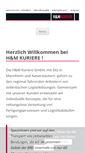 Mobile Screenshot of hm-kuriere.de